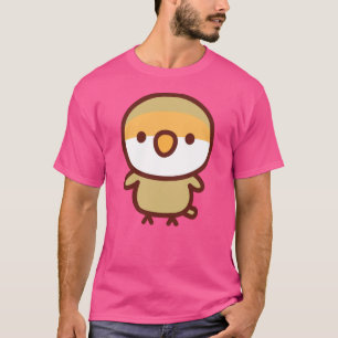 Camiseta Agapornis roseicollis canela