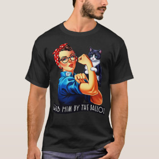 Camiseta Agarra-O Pela Votação Kamala 2024 Engraçada Eleiçã