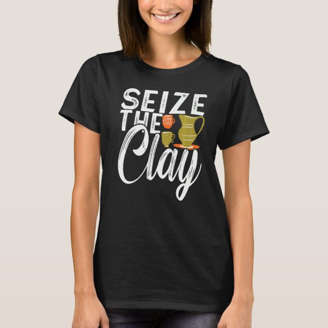 Camiseta Agarrar A Potência De Trabalho de arte De Potência (Frente)