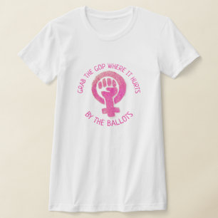 Camiseta "Agarre o GOP onde dói o T-Shirt