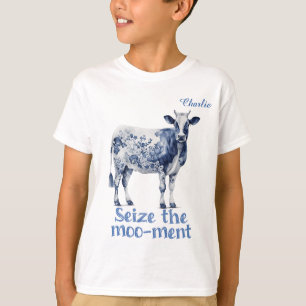 Camiseta "Agarre o Moo-ment"