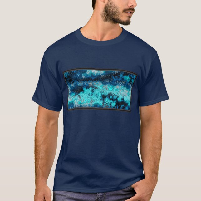 Camiseta Ágata azul (Frente)