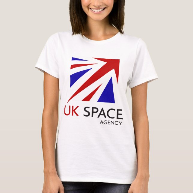 Camiseta Agência espacial BRITÂNICA (Frente)