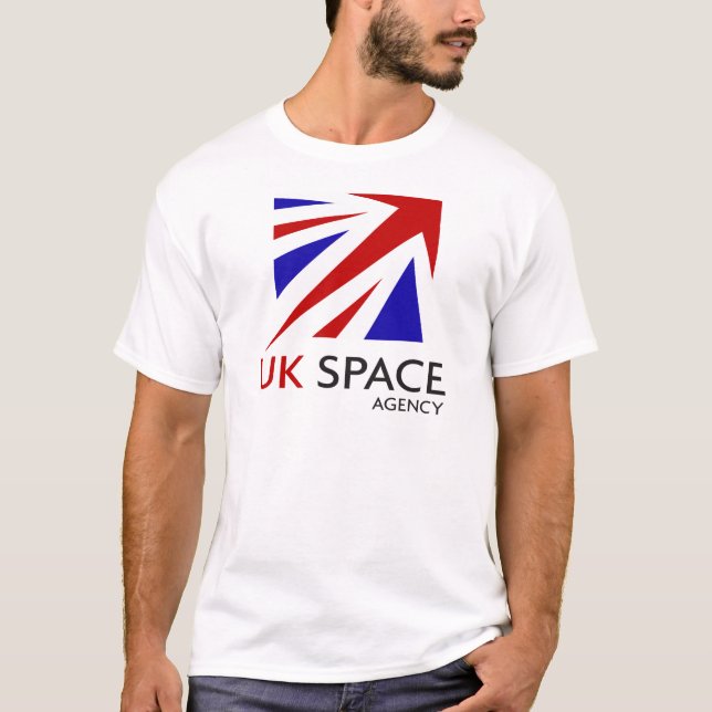 Camiseta Agência espacial BRITÂNICA (Frente)