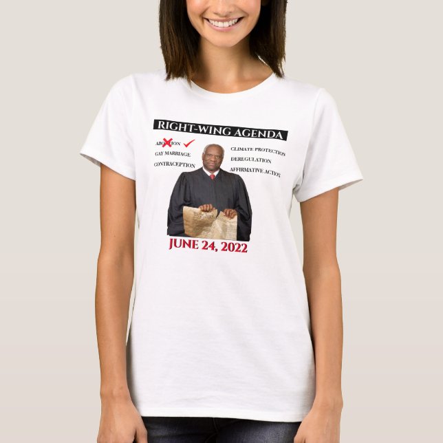 CAMISETA AGENDA DE DIREITA (Frente)