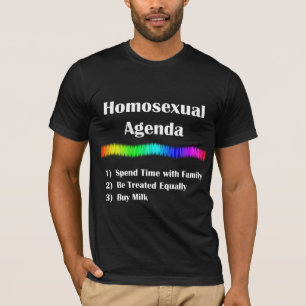 Camiseta Agenda homossexual