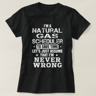 Camiseta Agendador de Gás Natural