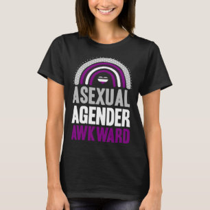 Camiseta Agender Asexual Encantado Orgulho Asexual Bohemian