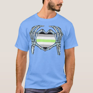 Camiseta Agender Gay Skeleton Sexo Não Binário 