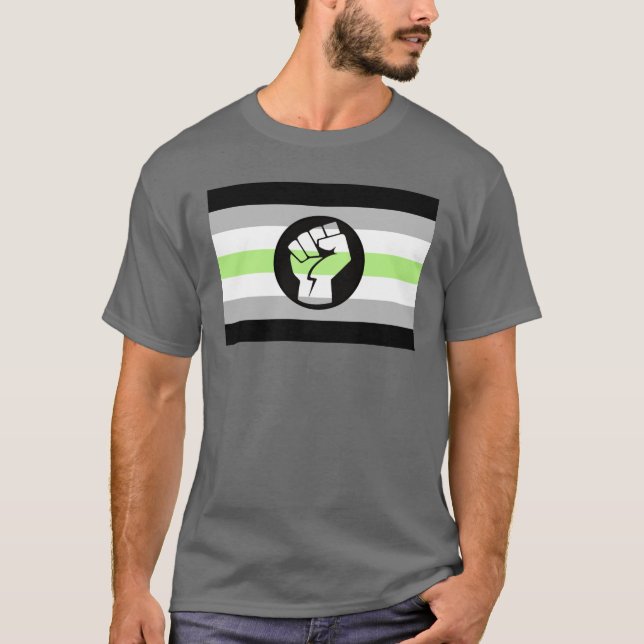 Camiseta Agender Pride Resistance (Frente)