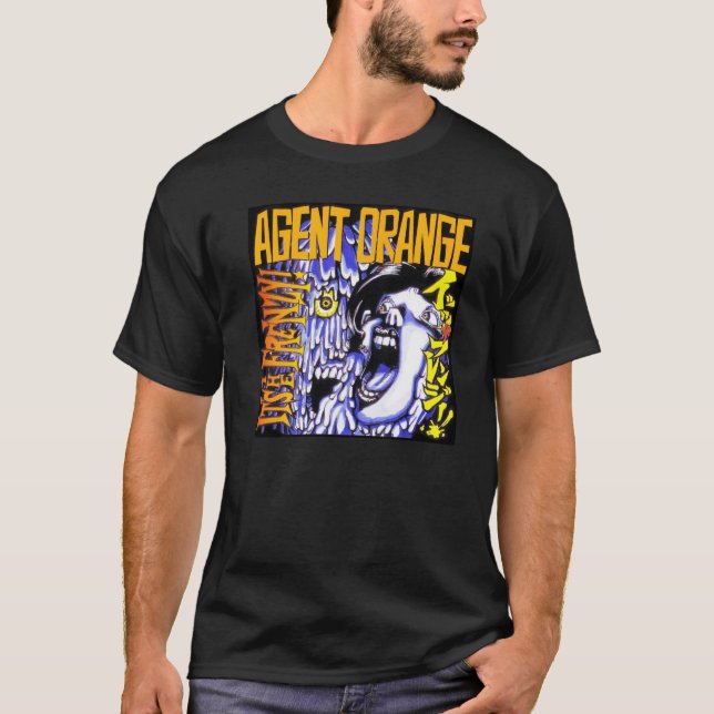 Camiseta Agent Orange "é a agitação 2" t-shirt do punk (Frente)