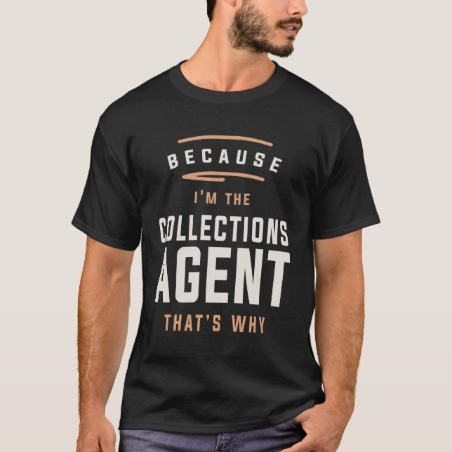 Camiseta Agente de Coleções - Resolver Resiliente (Frente)