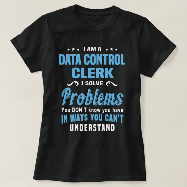 Camiseta Agente de Controle de Dados (Frente do Design)