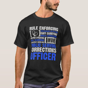 Camiseta Agente de Correção Engraçado para a Aplicação