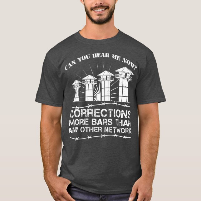 Camiseta Agente de Correções, Dizendo Oficial Correto (Frente)