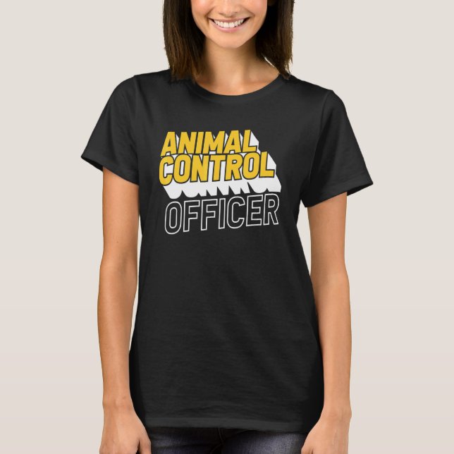 Camiseta Agente de Emergência de Controlo Animal 4 (Frente)