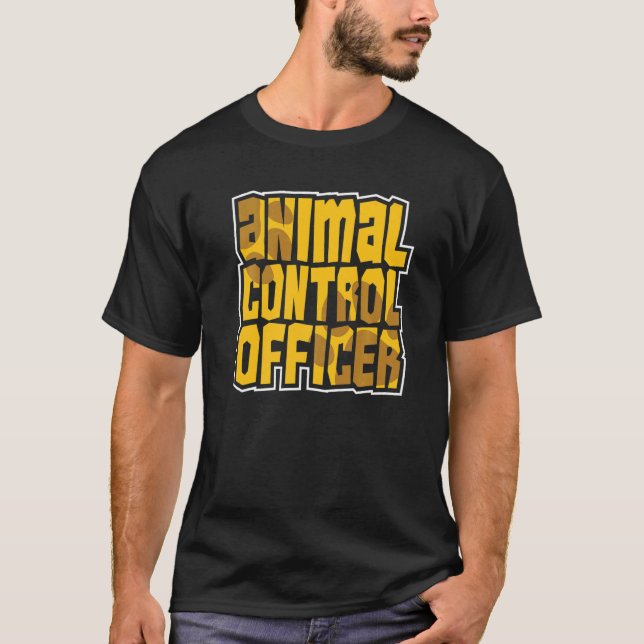 Camiseta Agente de Emergência de Controlo Animal 5 (Frente)
