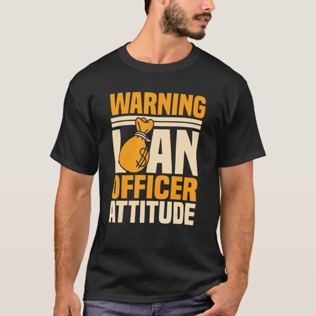 Camiseta Agente de Empréstimo do Attitude Bank Mortgagee Ba (Frente)