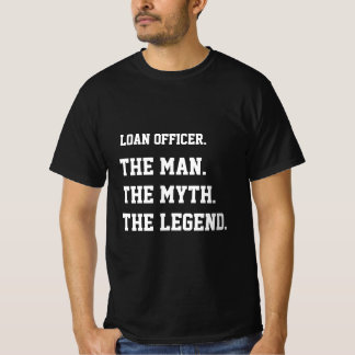 Camiseta Agente De Empréstimo O Homem O Mito A Legenda