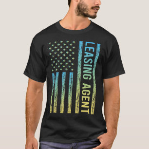 Camiseta Agente de Locação Azul Amarelo