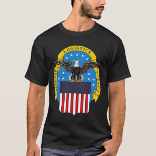 Camiseta Agente de Logística da Defesa DLA DOD Veterano Mil