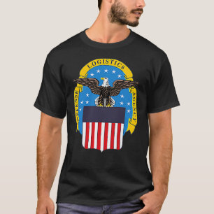 Camiseta Agente de Logística da Defesa DLA DOD Veterano Mil