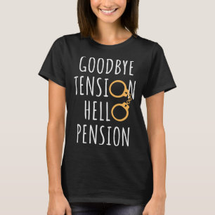 Camiseta Agente de Polícia aposentado, agente da polícia ap