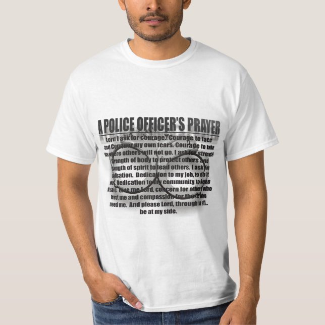 Camiseta Agente de Polícia Orador (Frente)