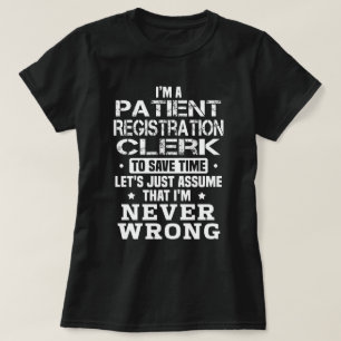 Camiseta Agente de Registro de Doentes