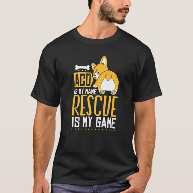 Camiseta Agente De Salvamento E Controlo Dos Animais 5 (Frente)