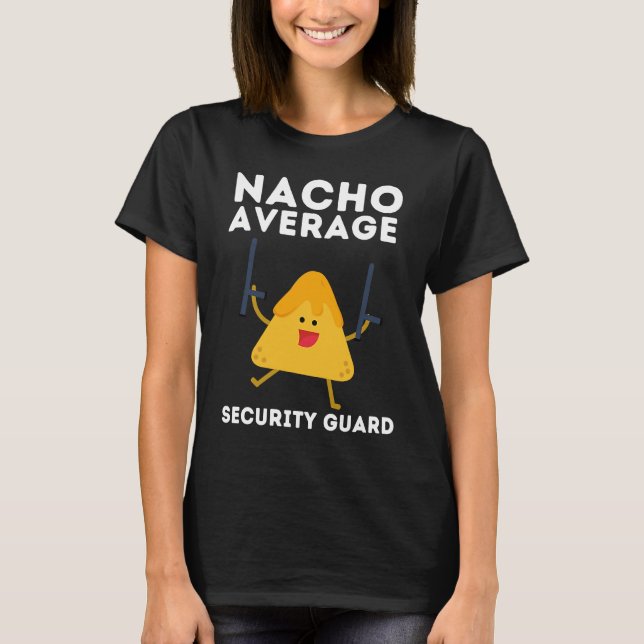 Camiseta Agente De Segurança E Guarda De Segurança Nacho (Frente)