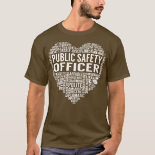 Camiseta Agente de Segurança Pública Coração