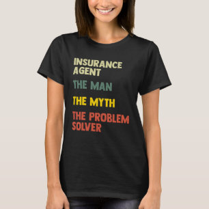 Camiseta Agente de Seguro Atuário e do Agente de Seguro