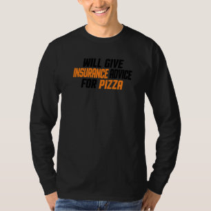 Camiseta Agente de Seguros Dará Conselhos de Seguro Para