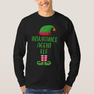Camiseta Agente de Seguros Elf Christmas Family Match Grou