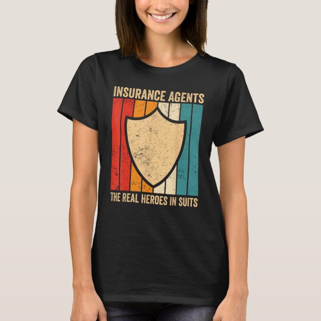 Camiseta Agente de Seguros Funny Broker (Frente)