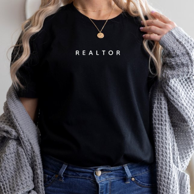 Camiseta Agente de Vendas Imóveis do Realtor (Criador carregado)