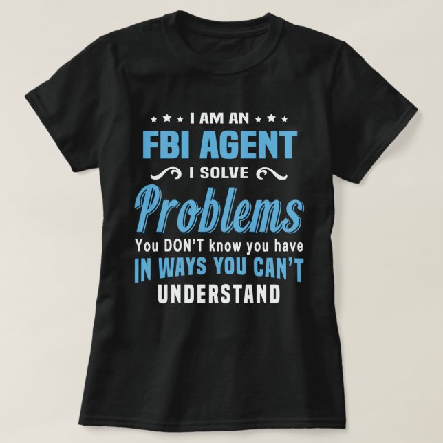 Camiseta Agente do FBI (Frente do Design)