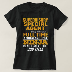 Camiseta Agente especial de supervisão