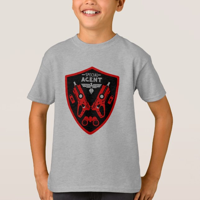 Camiseta Agente Especial Kid (Frente)