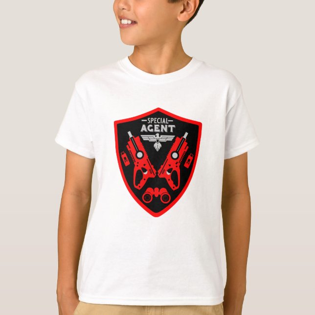 Camiseta Agente Especial Kid (Frente)