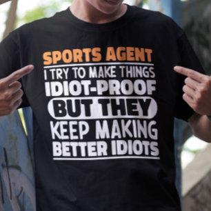 Camiseta Agente Esportivo Tento Fazer Coisas Engraçadas