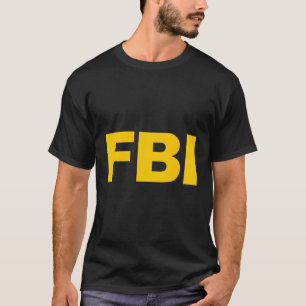 Camiseta Agente Federal Oficial Fbi Blue Small