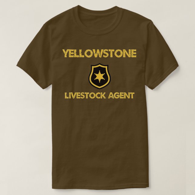 Camiseta Agente Gado Yellowstone  (Frente do Design)