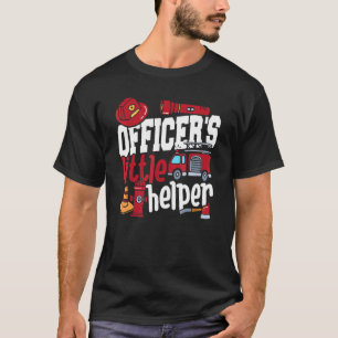Camiseta Agente Helper Kid's Policial Bombeiro