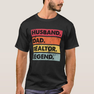Camiseta Agente Imobiliário Funny Imobiliário Do Marido De