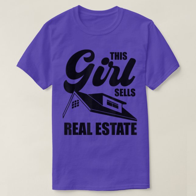 Camiseta Agente Imobiliário legal Art Women Girls Realtor R (Frente do Design)