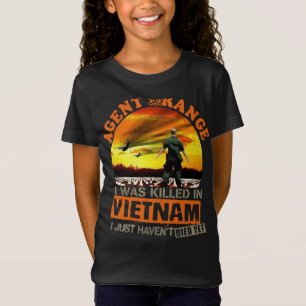 Camiseta Agente Laranja, fui morto no Vietnã.