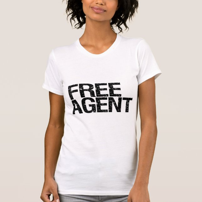 Camiseta Agente livre (solteiro) (Frente)