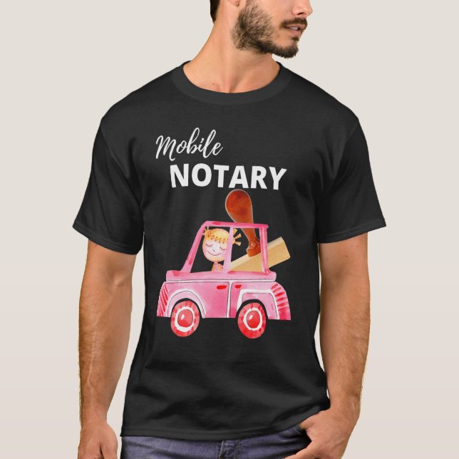 Camiseta Agente Notário Público Notário do Notário Móvel (Frente)